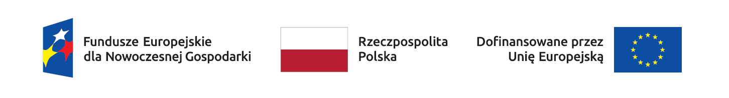 European Funds for a Modern Economy - project co-financing badge